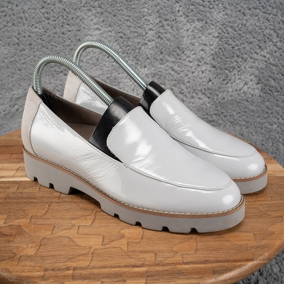 Vionic Shoes - Vionic Kensley Women's Gray Patent Leather Loafer Size 7